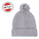 Lodger Czapeczka z wełny merino 100% szara Drizzle