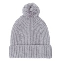Lodger Czapeczka z wełny merino 100% szara Drizzle