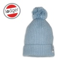 Lodger Czapeczka z wełny merino 100% niebieska Blue Fogg