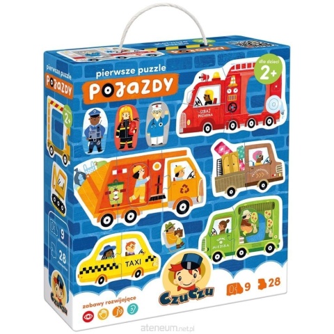 CzuCzu Pierwsze puzzle Pojazdy 2+