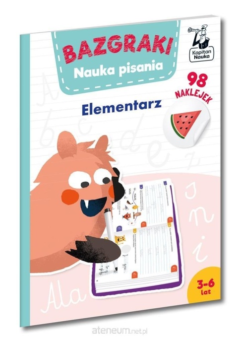 Kapitan Nauka Bazgraki Nauka pisania Elementarz 3-6 lat
