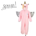 Souza! Kostium kombinezon kigurumi jednorożec ze srebrnymi skrzydłami