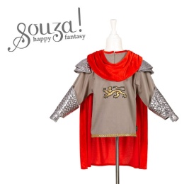 Souza! Kostium miękka zbroja z peleryną król Arthur