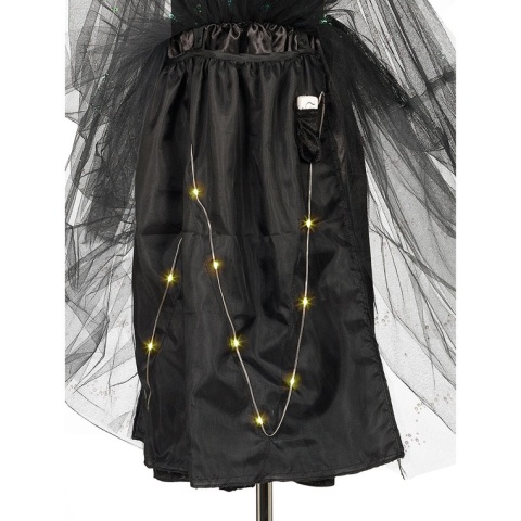 Souza! Kostium sukienka tiulowa z cekinami i lampkami LED czarownica Agatha Halloween