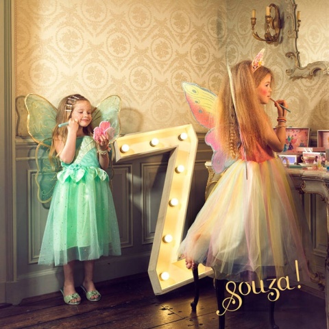 Souza! Sukienka i skrzydła motyla kostium wróżka Camille