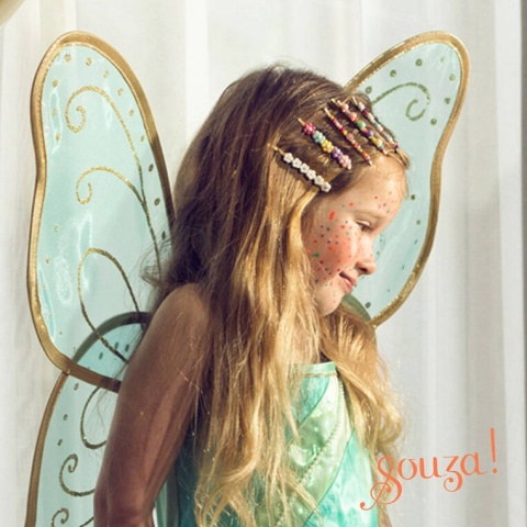 Souza! Sukienka i skrzydła motyla kostium wróżka Camille