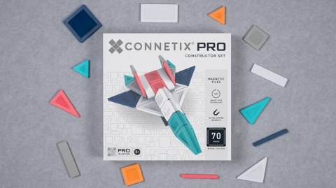 CONNETIX - Klocki magnetyczne - Zestaw PRO Constructor - 70 el.