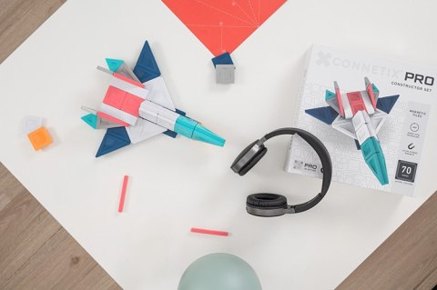 CONNETIX - Klocki magnetyczne - Zestaw PRO Constructor - 70 el.