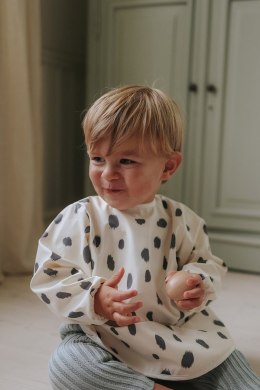 Elodie Details - Śliniak z długim rękawem - Dalmatian Dots Grande