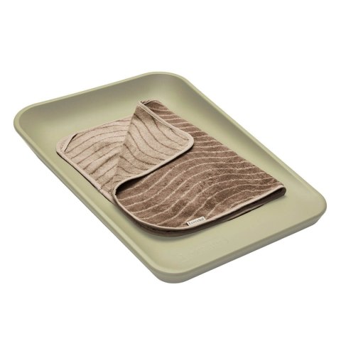 LEANDER - mata do przewijania MATTY™, olive green