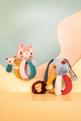 Lilliputiens Grzechotka z uchwytami Kotka Jeanne 6 m+