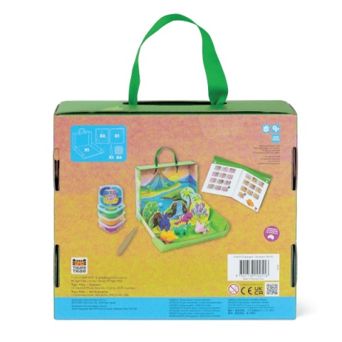 Tiger Tribe piankolina Plastyczna Przygoda: Dinozaury