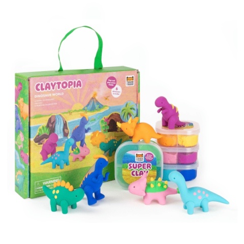 Tiger Tribe piankolina Plastyczna Przygoda: Dinozaury