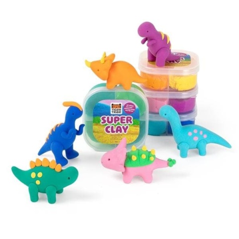 Tiger Tribe piankolina Plastyczna Przygoda: Dinozaury