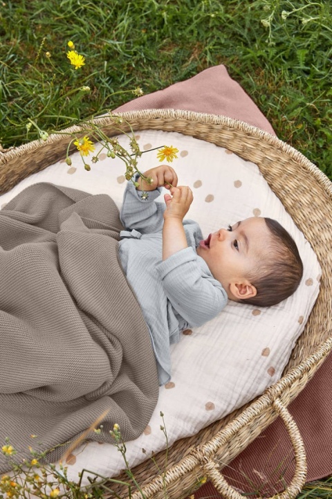 Lassig Muślinowa pieluszka otulacz z biobawełny Zestaw 3 szt. 85x85cm Little Mateys royal blue