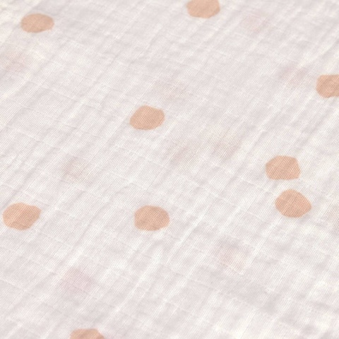 Lassig Muślinowa pieluszka otulacz z biobawełny Zestaw 3 szt. 85x85cm Little Mateys spicy orange