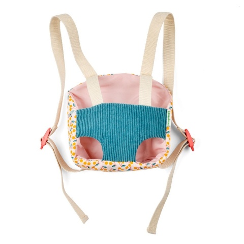 Lilliputiens Lalka dzidziuś w nosidełku i z czapeczką Jeanne 18 m+