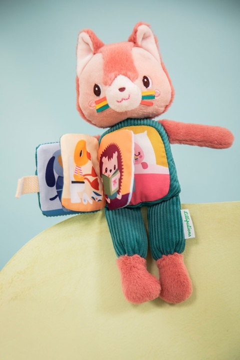 Lilliputiens Przytulanka z książeczką Kotka Jeanne 6 m+