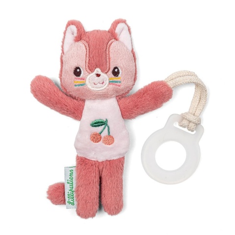 Lilliputiens Zawieszka do smoczka świecąca w ciemności Nocny mini przyjaciel Kotka Jeanne 0 m+