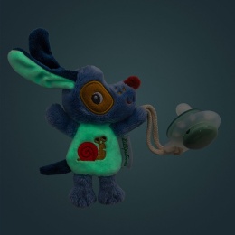 Lilliputiens Zawieszka do smoczka świecąca w ciemności Nocny mini przyjaciel Piesek Jules 0 m+