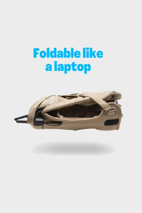 MiniMeis - nosidełko G5 + plecak HERO - Sand Premium - ZESTAW