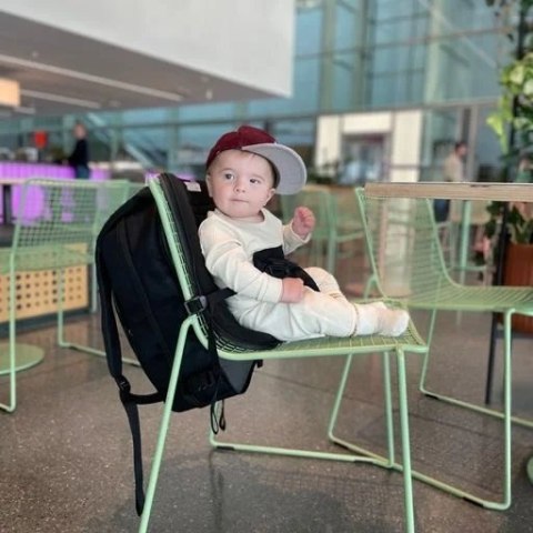 MiniMeis - nosidełko G5 + plecak HERO - Sand Premium - ZESTAW