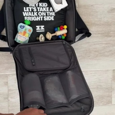 MiniMeis - nosidełko G5 + plecak HERO - Sand Premium - ZESTAW