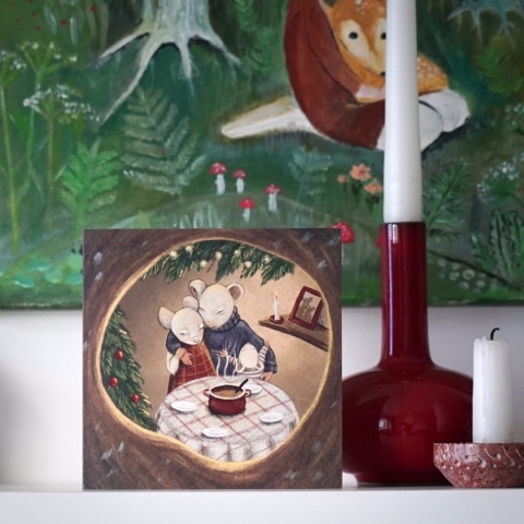 CHRISTMAS HOME - KARTKA ŚWIĄTECZNA HI LITTLE