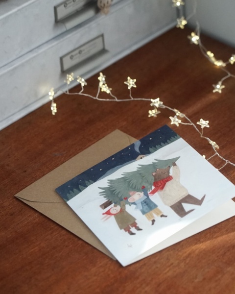 PRZYGOTOWANIA DO ŚWIĄT | KARTKA ŚWIĄTECZNA | HI LITTLE