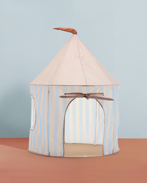 Kid's Concept - Namiot do zabawy w paski, błękitny