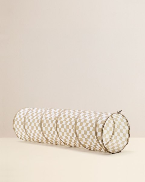Kid's Concept - Tunel do zabawy w kratkę, khaki