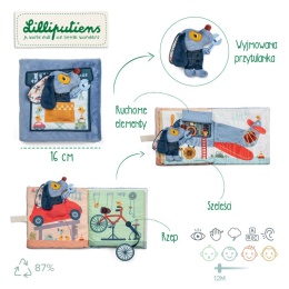 Lilliputiens Miękka książeczka aktywizująca 