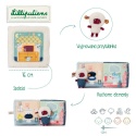 LILLIPUTIENS Książeczka aktywizująca z mini-przytulanką Dobranoc Owieczka Yvon 12 m+