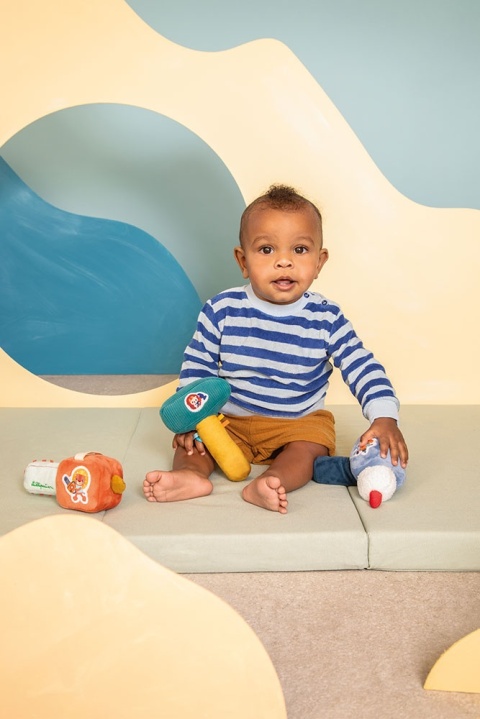 Lilliputiens Grzechotka młotek Jeżyk Leon 3 m+