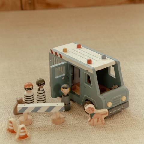 Little Dutch Samochód policyjny z figurkami FSC