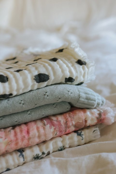 Elodie Details - Kocyk Soft Cotton Blanket - Garden Leo's Resort