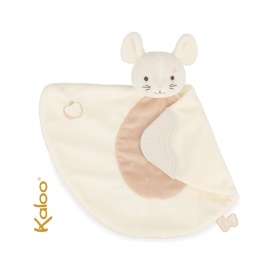 Kaloo Komforter z silikonowym gryzakiem 23 cm Myszka Grignoti