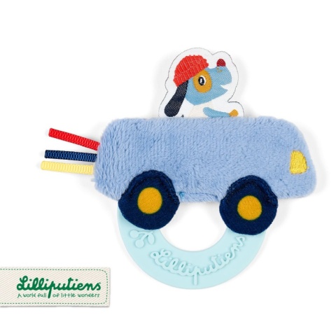Lilliputiens Gryzak sensoryczny Auto Piesek Jules 3m+