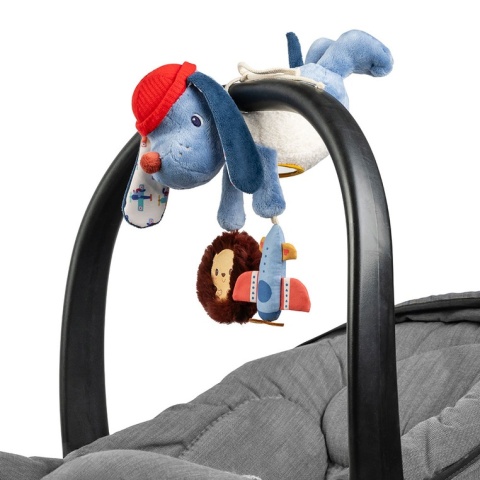 Lilliputiens Wielofunkcyjna przytulanka do powieszenia Piesek Jules 3 m+