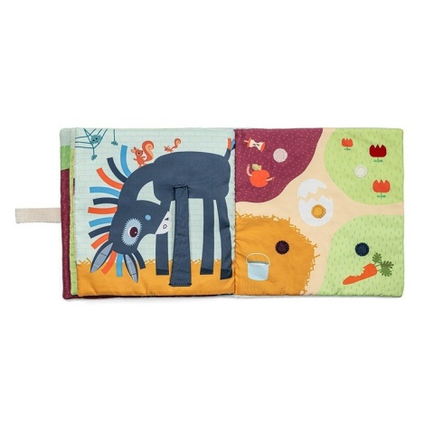 Lilliputiens Książeczka aktywizująca z mini-pacynkami Farma 12 m+