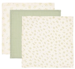 Little Dutch Otulacze muślinowe 70x70 cm Blueberry Leaves & Sage