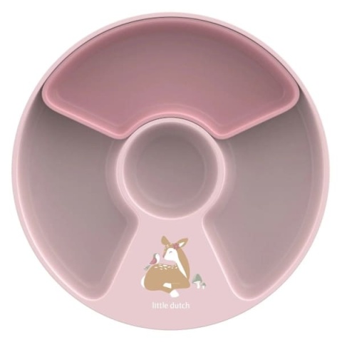 Mepal & Little Dutch Talerzyk dziecięcy dzielony Fairy Garden