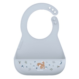 Mepal & Little Dutch Śliniak silikonowy Forest Friends