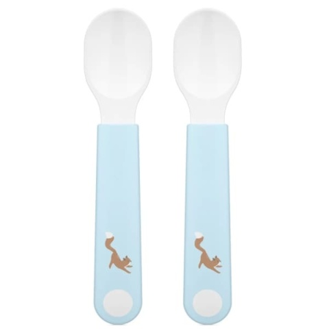 Mepal & Little Dutch Zestaw łyżeczek treningowych 2 szt. Forest Friends