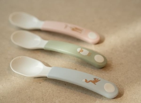 Mepal & Little Dutch Zestaw łyżeczek treningowych 2 szt. Forest Friends