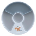Mepal & Little Dutch Talerzyk dziecięcy dzielony Forest Friends