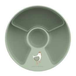 Mepal & Little Dutch Talerzyk dziecięcy dzielony Little Farm