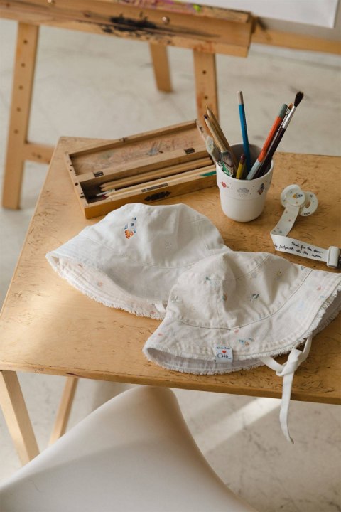 Elodie Details - Dwustronny kapelusz Bucket Hat - Playground Spaceland - 1-2 lata