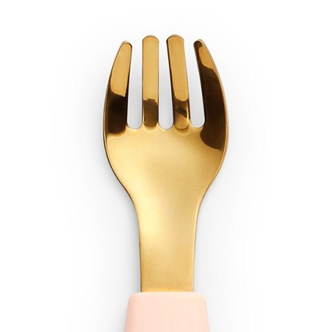 Elodie Details - Zestaw silikonowy - talerzyk i sztućce - rose bow