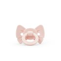 Elodie Details - smoczek silikonowy Binky Bow - 0-6 m, misty pink